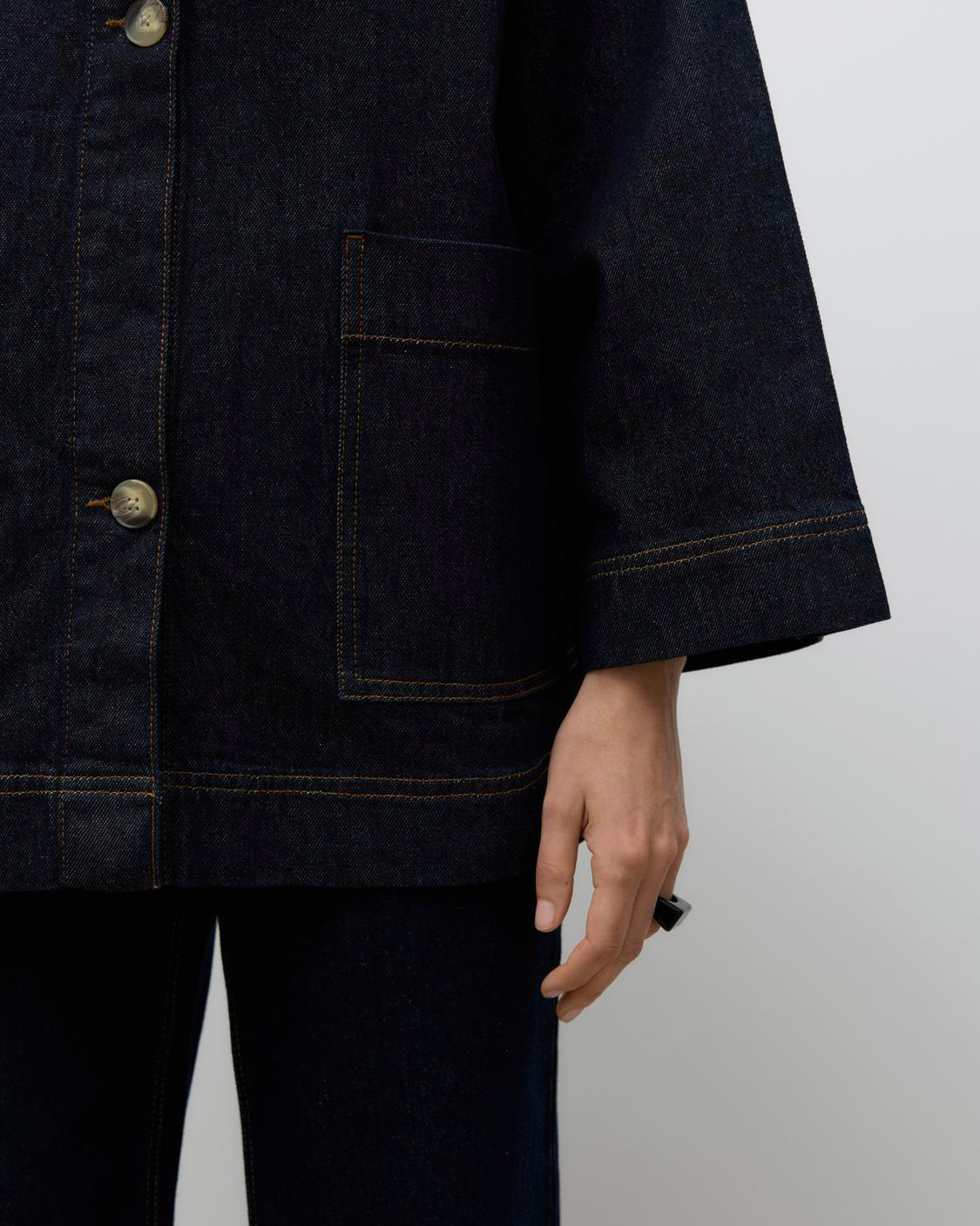 AWVERENA OVERSIZED DENIM JACKET